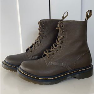 olive green doc martens